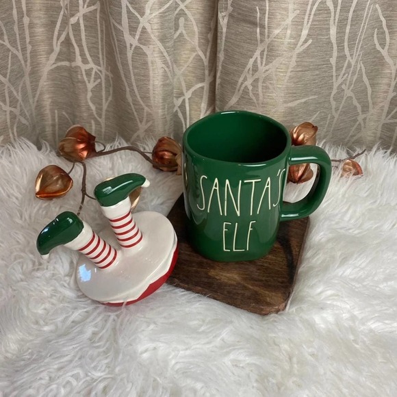 Rae Dunn elf gnome xmas CHRISTMAS KITCHEN COFFEE NEW HTF - Picture 3 of 6